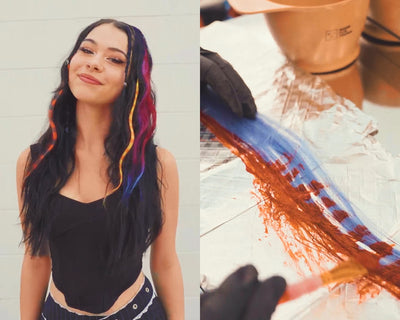 Festival Hair Inspo: Feather Hair Extensions