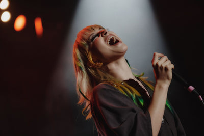 Hayley's Glitched Limelight Look at L.A. Wildfire Relief Benefit Concert