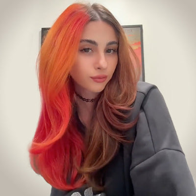 This TikTok Hair Color Correction Turned Into A Fiery Candle Flame Look — And We’re Obsessed