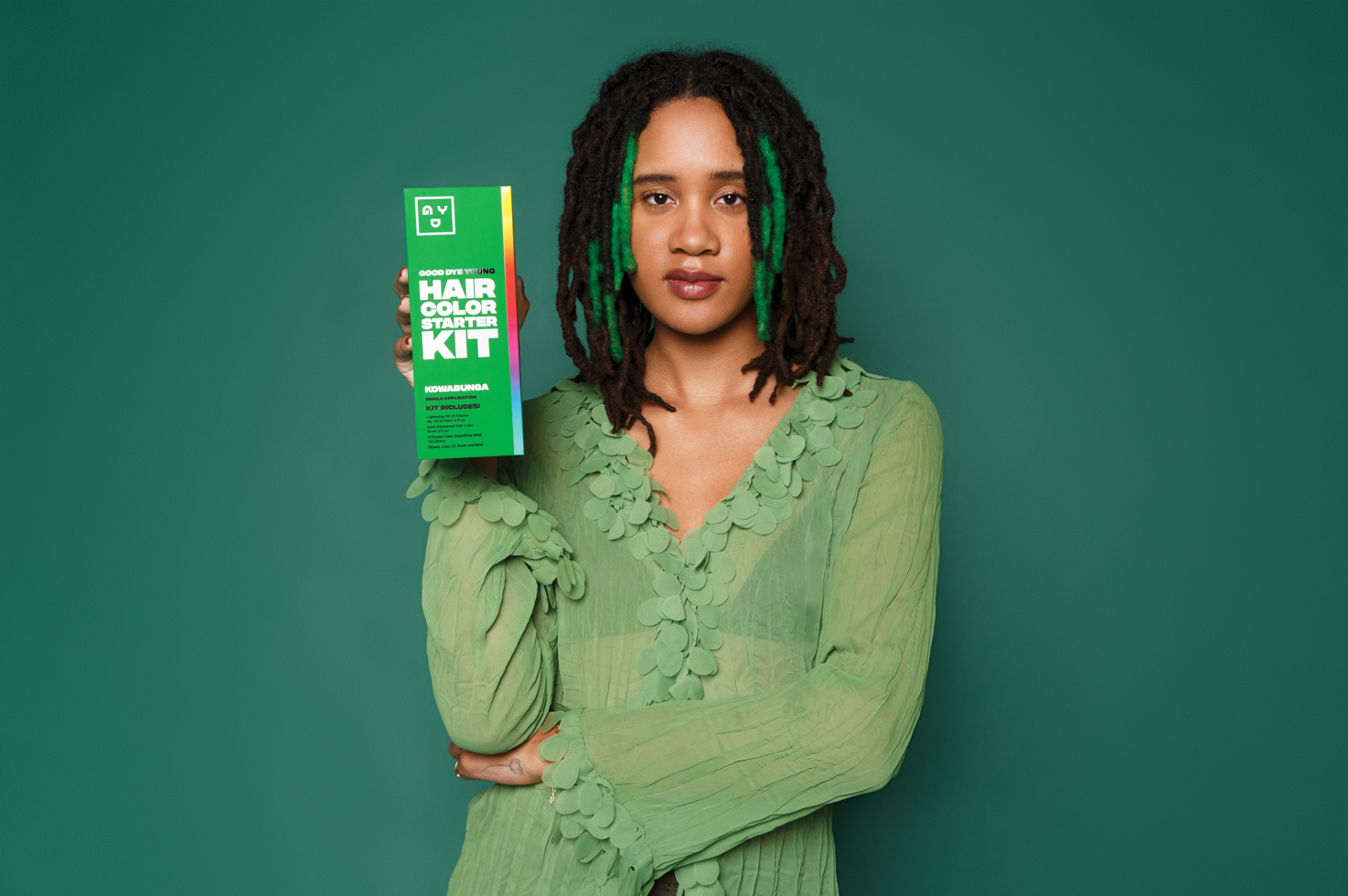 How to use the Good Dye Young Hair Color Starter Kit Green Good Dye