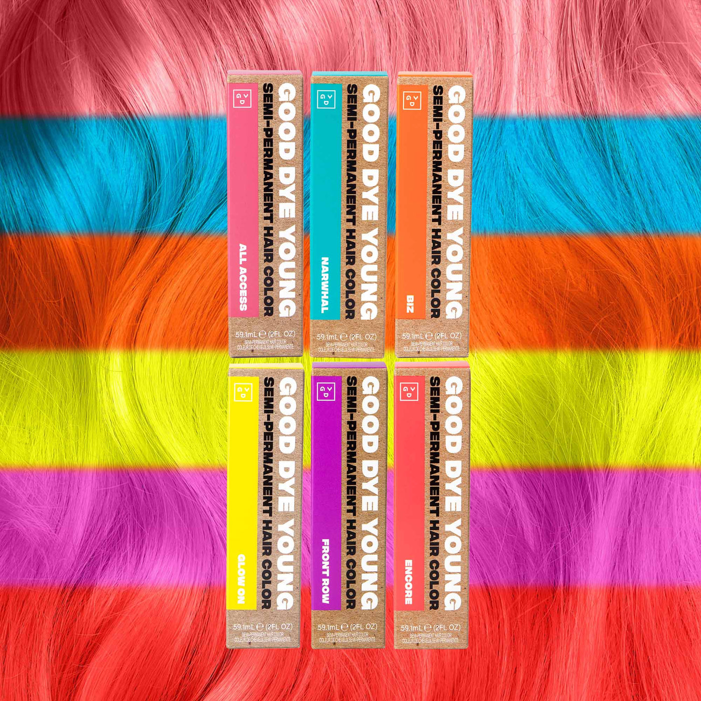 Rainbow Hair Bundle